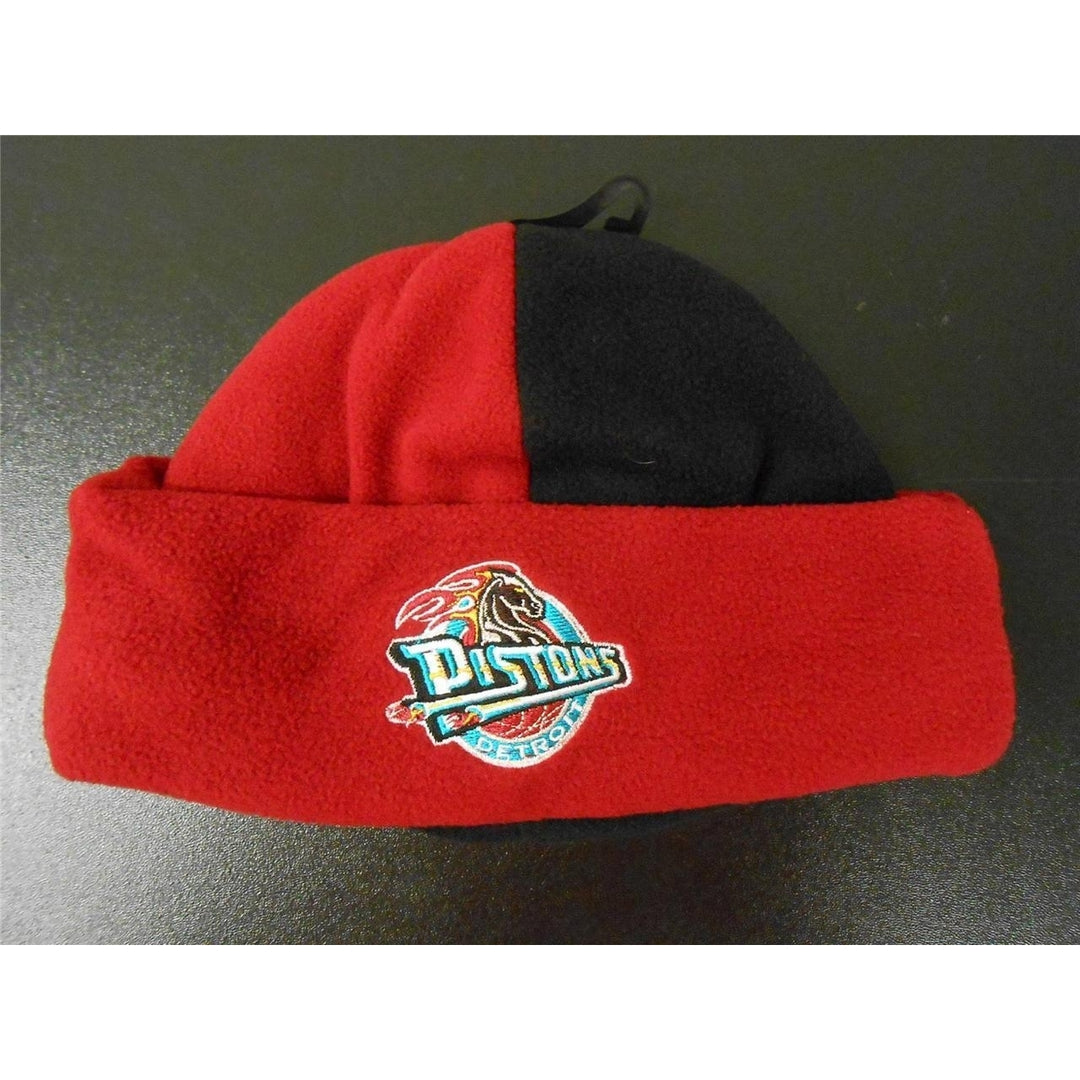 Detroit Pistons Infant Toddler ONE SIZE FITS ALL Thick Beanie Cap Hat Image 1