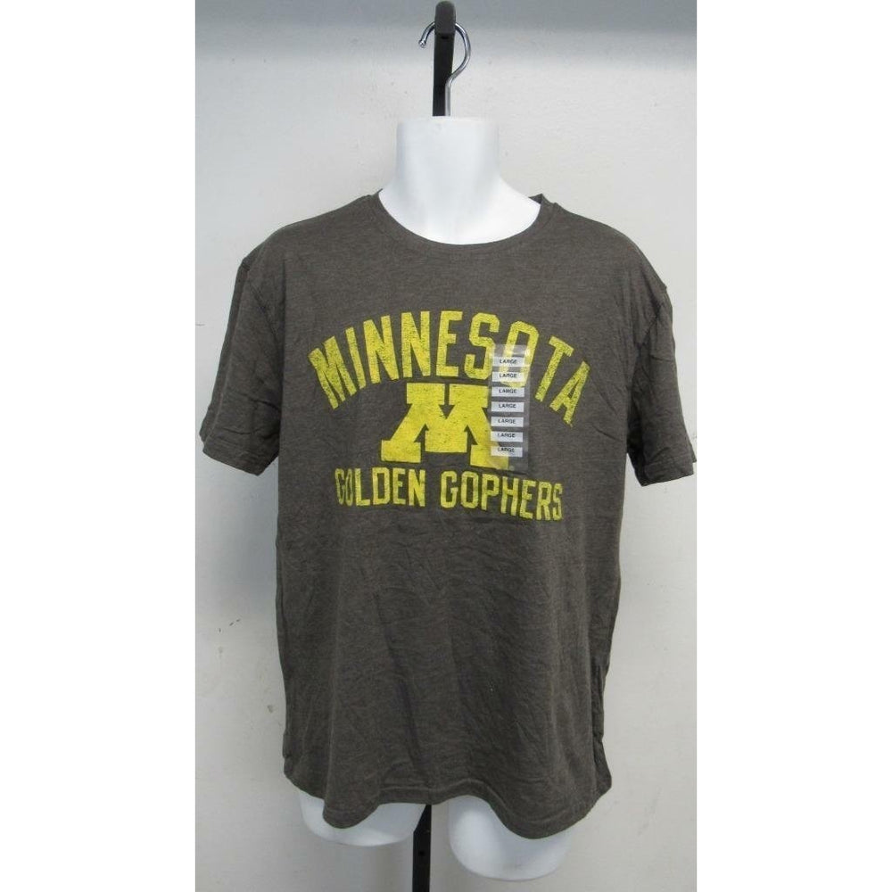 Minnesota Golden Gophers Mens Sizes L Large Gray Shirt 24 Image 2