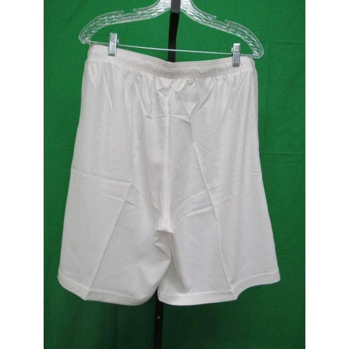 Adidas Mens Size L Large White Gym Workout Shorts 50 Image 2