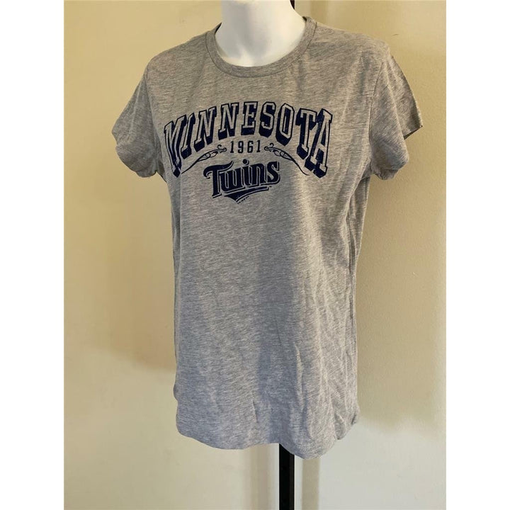 Minnesota Twins Womens Size L Large Gray Shirt Image 2