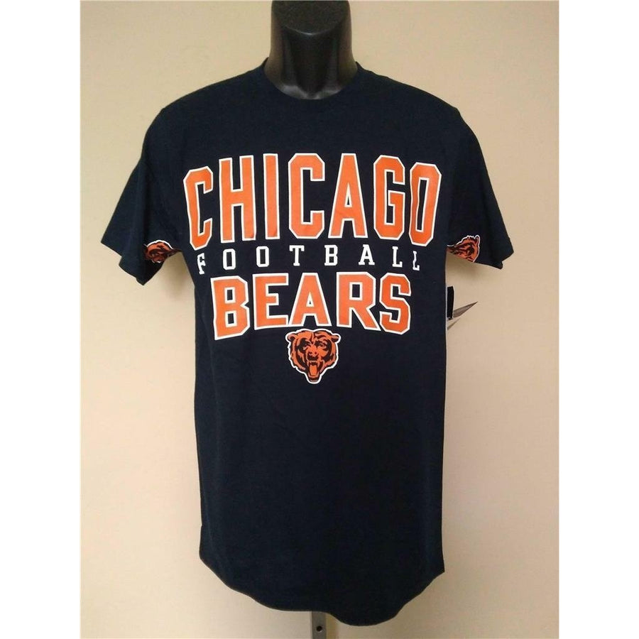 Chicago Bears Mens Size M Medium Blue Hands High Shirt MSRP 44 Image 1