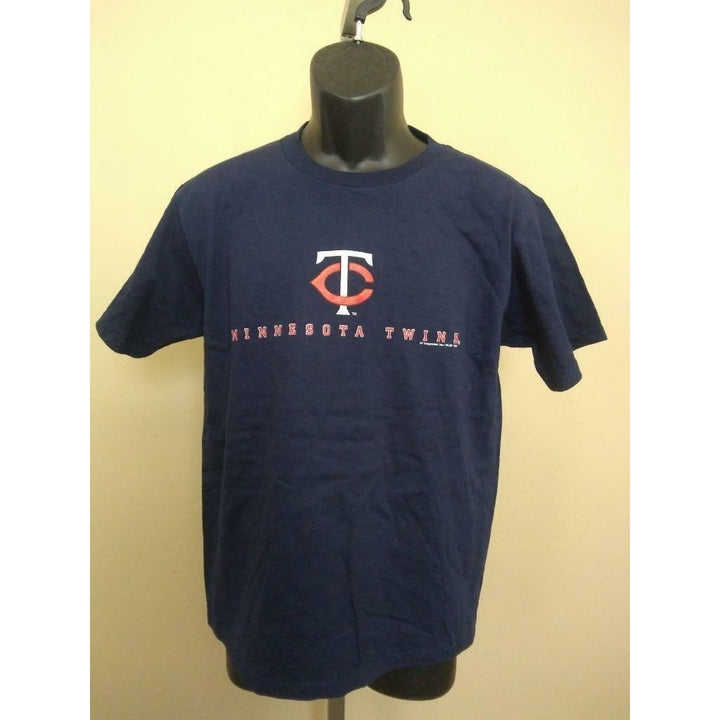 Minnesota Twins Youth Size L Large Blue Shirt Image 1