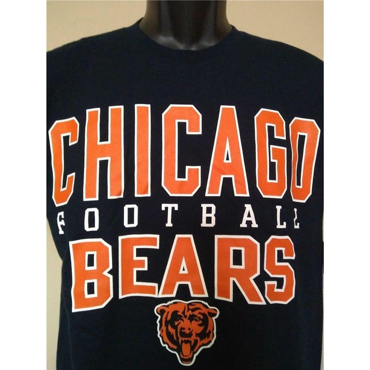 Chicago Bears Mens Size M Medium Blue Hands High Shirt MSRP 44 Image 2