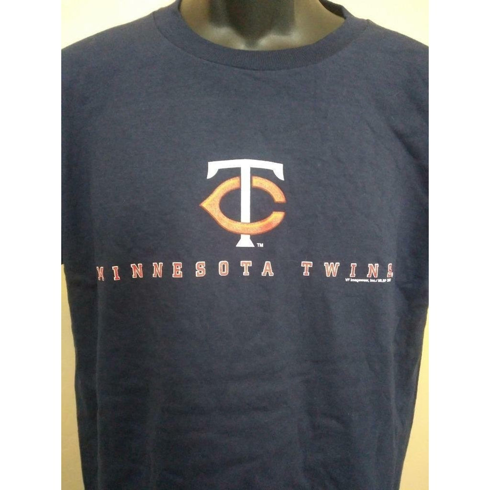 Minnesota Twins Youth Size L Large Blue Shirt Image 2