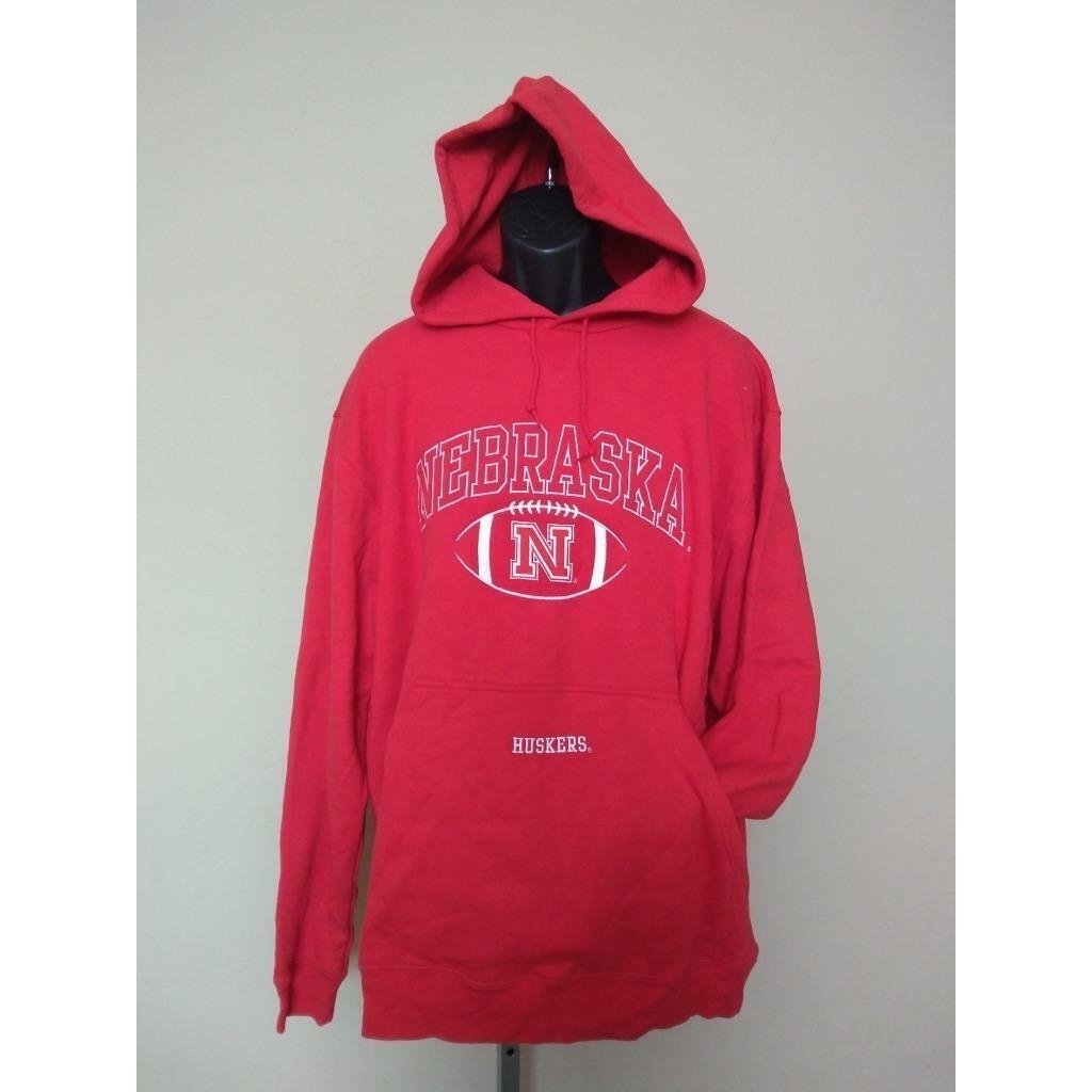 Nebraska Cornhuskers Mens Size XL Red Hoodie Image 1