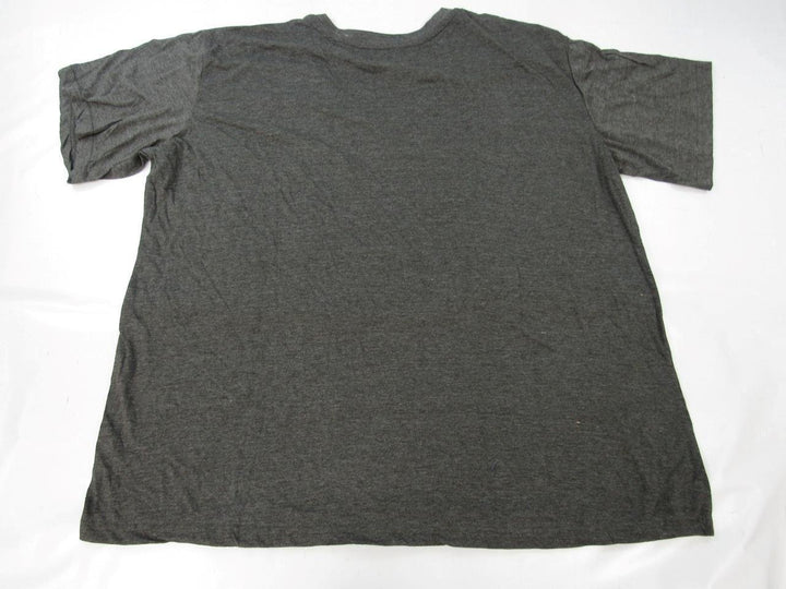 San Francisco Giants Womens Plus Size 2X Majestic Gray V-Neck Shirt Image 2