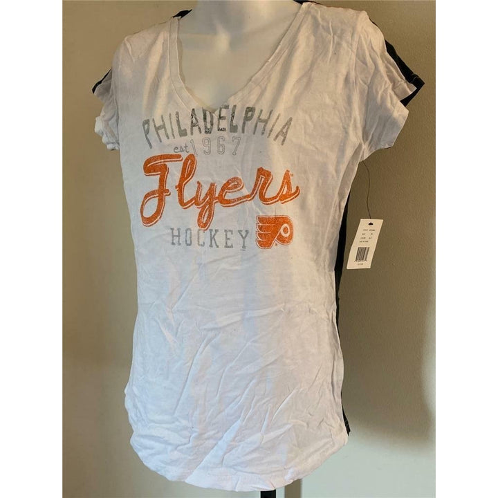 Philadelphia Flyers Womens Size XL White Shirt Image 2