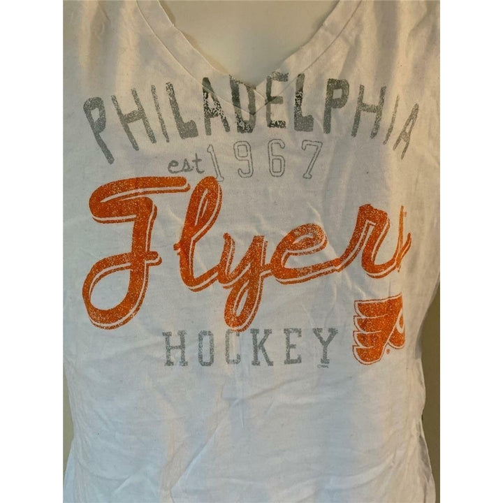 Philadelphia Flyers Womens Size XL White Shirt Image 3