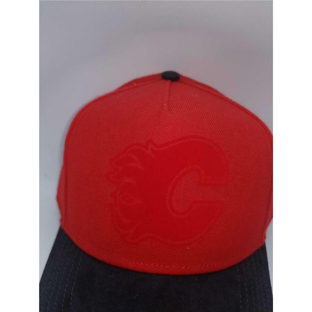 Calgary Flames Mens Size OSFA Snapback Hat Image 3