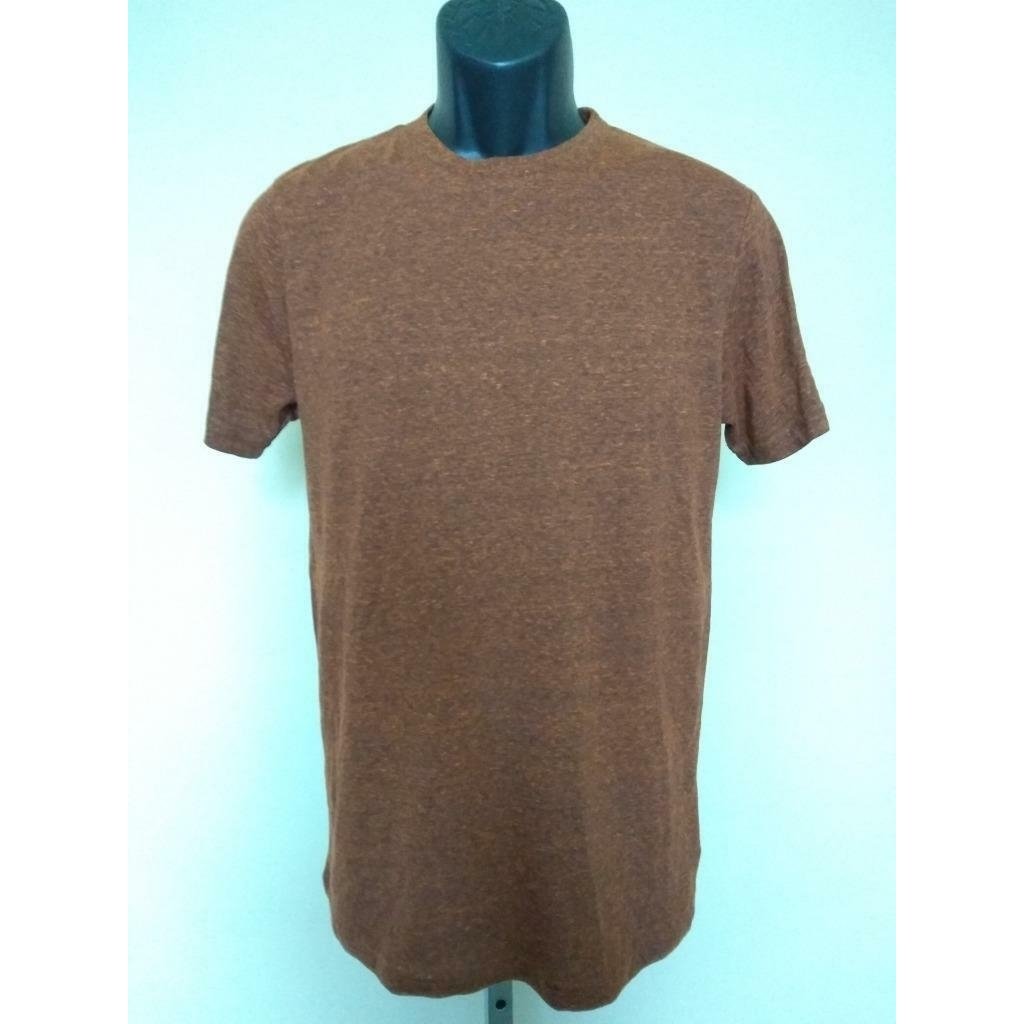 Mens Size M Medium Blank Brown Shirt Image 1