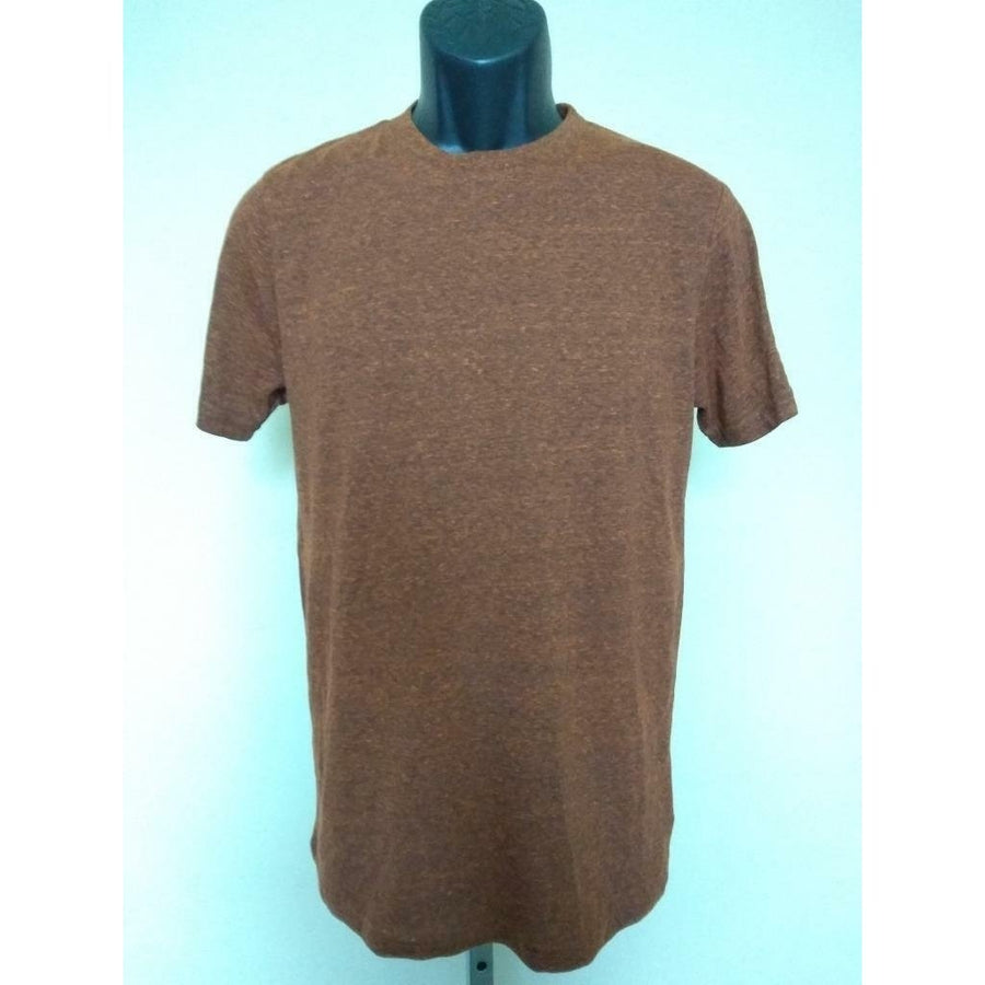 Mens Size M Medium Blank Brown Shirt Image 1