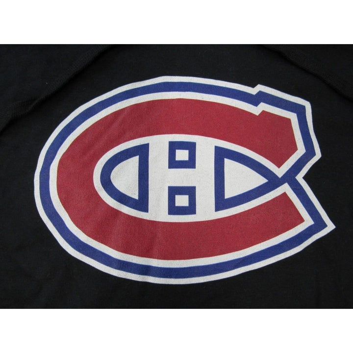 Montreal Canadiens Mens Size XL XLarge Black Hoodie Image 3