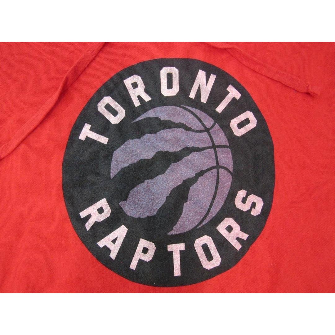 Toronto Raptors Mens Size M Medium Red Hoodie Image 3