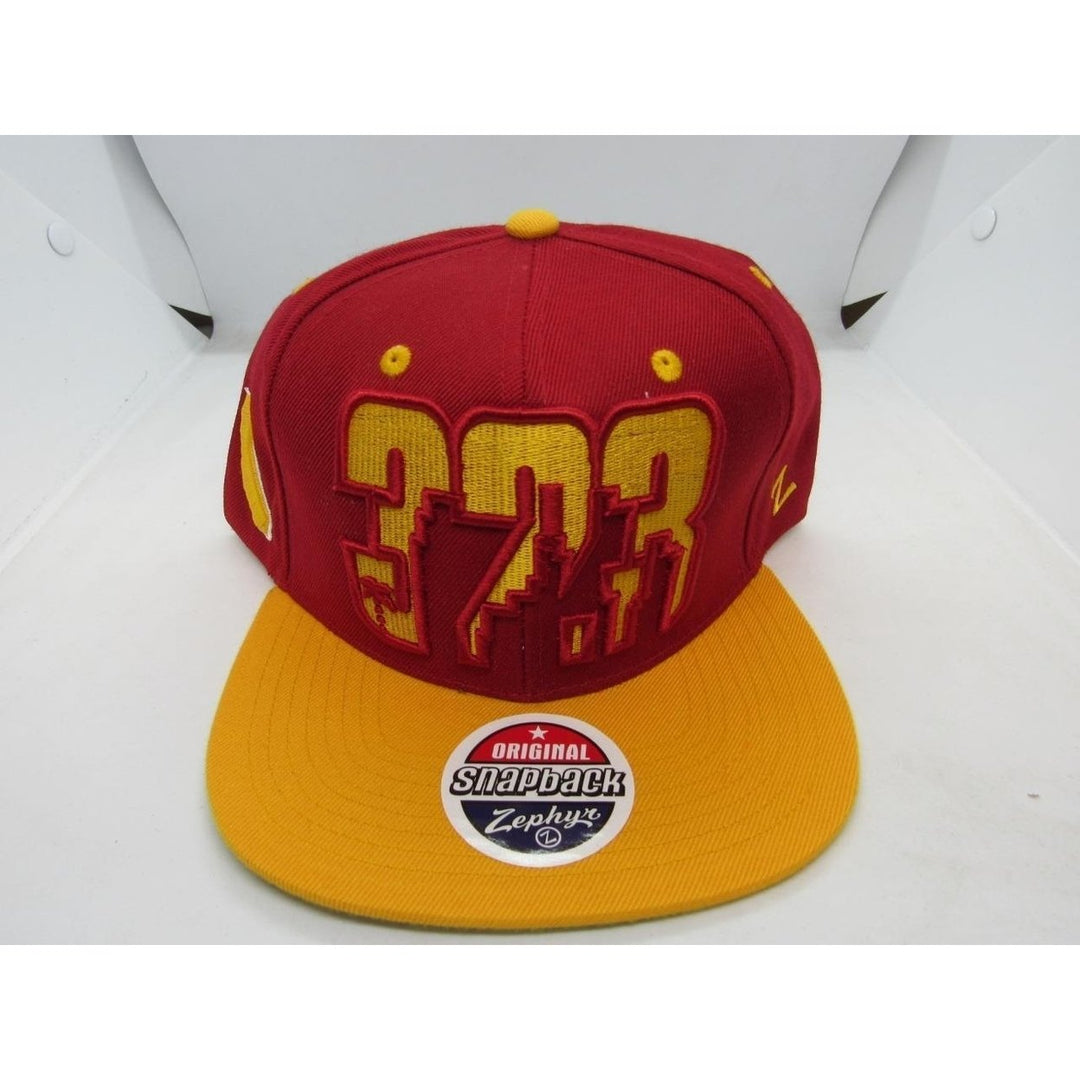 LA California "323" Area Code Flatbrim Size OSFA Snapback Flatbrim Hat 27 Image 1