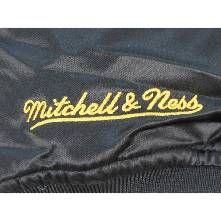 2010 Finals Los Angeles Lakers Mens Mitchell and Ness Heavy Satin Snap Jacket 175 Image 4