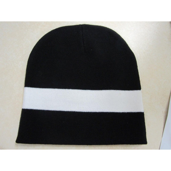 Chelsea Football Club Mens Size OSF Black Hat Beanie Image 2