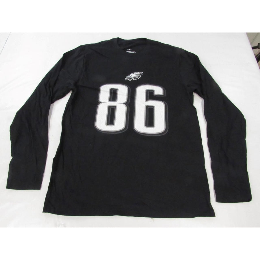 Philadelphia Eagles 86 Joseph Ngata Mens Size M Black Long Sleeved Shirt Image 1