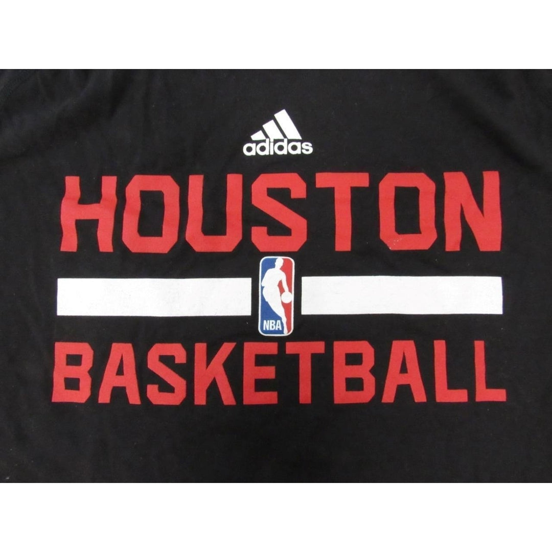 Houston Rockets Basketball Mens Size S Small Adidas Black Shirt Image 3