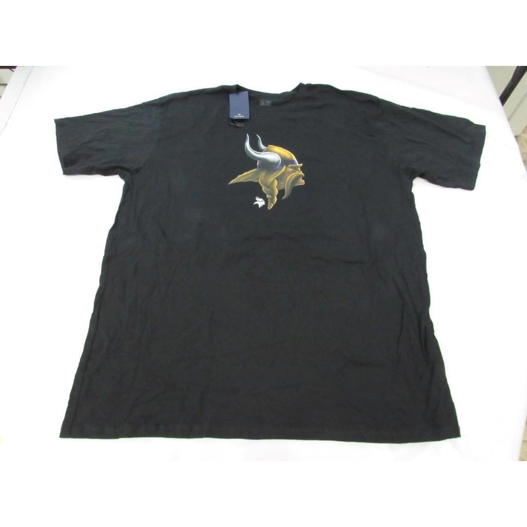 Minnesota Vikings Mens Size 3XLT 3XLarge-Tall Black Shirt Image 1