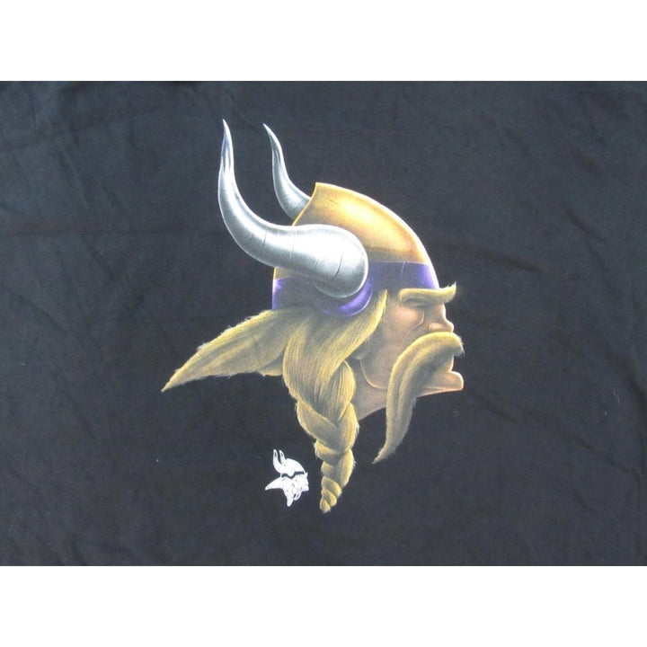 Minnesota Vikings Mens Size 3XLT 3XLarge-Tall Black Shirt Image 3