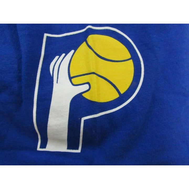 Indiana Pacers Basketball Mens Size XL XLarge Adidas Blue Shirt 30 Image 2