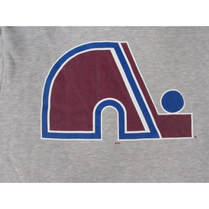 Colorado Avalanche Mens Size L Large Gray Hoodie Image 3