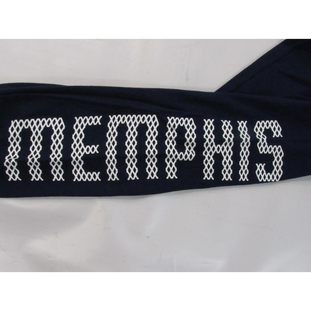 Memphis Grizzlies Mens Size M Medium Blue Adidas Long Sleeve Shirt Image 4