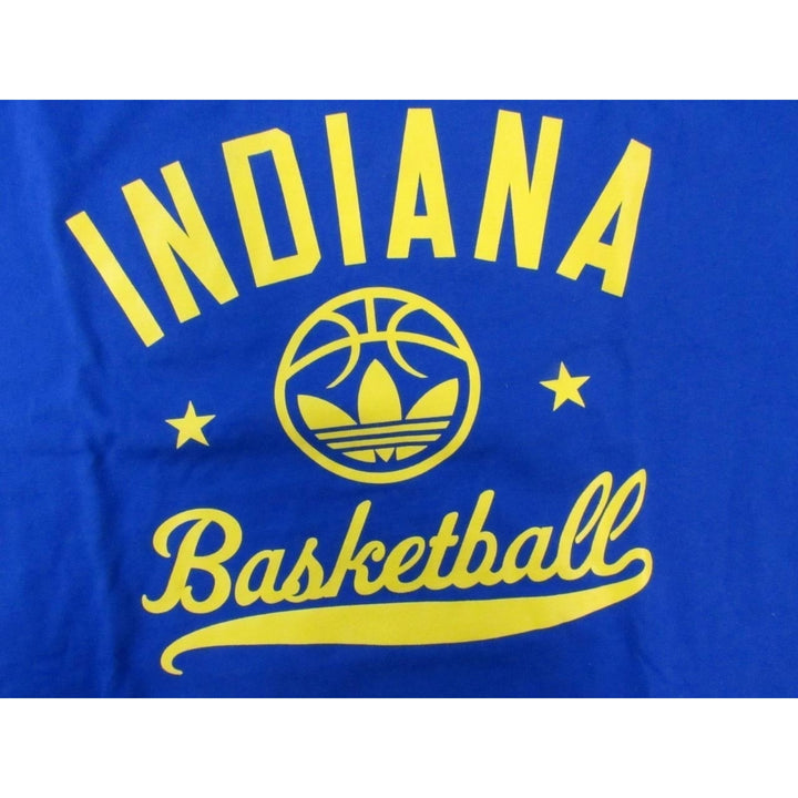 Indiana Pacers Basketball Mens Size XL XLarge Adidas Blue Shirt 30 Image 4