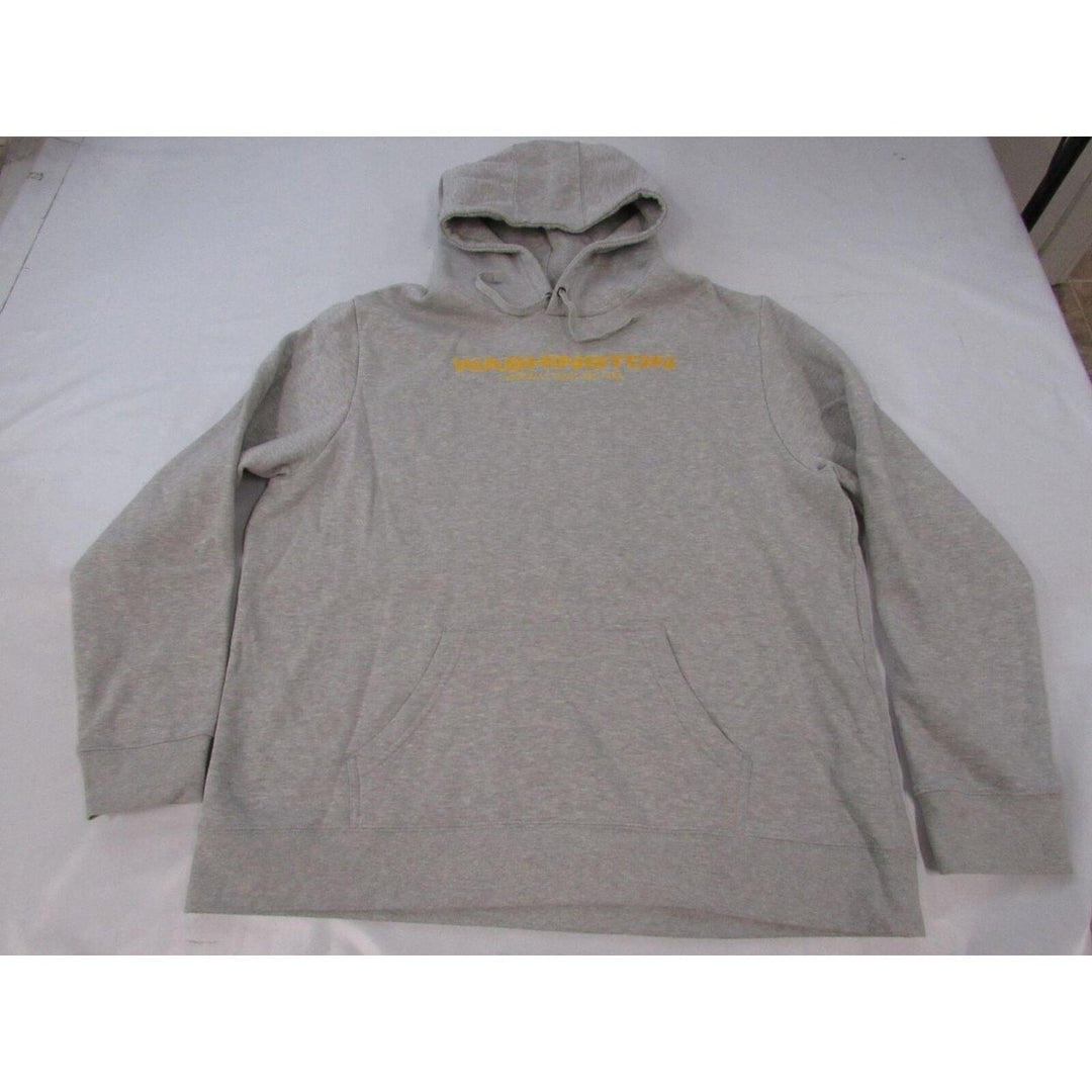 Washington Commanders Football EST 1932 Mens Size 2XL 2XLarge Gray Hoodie Image 1