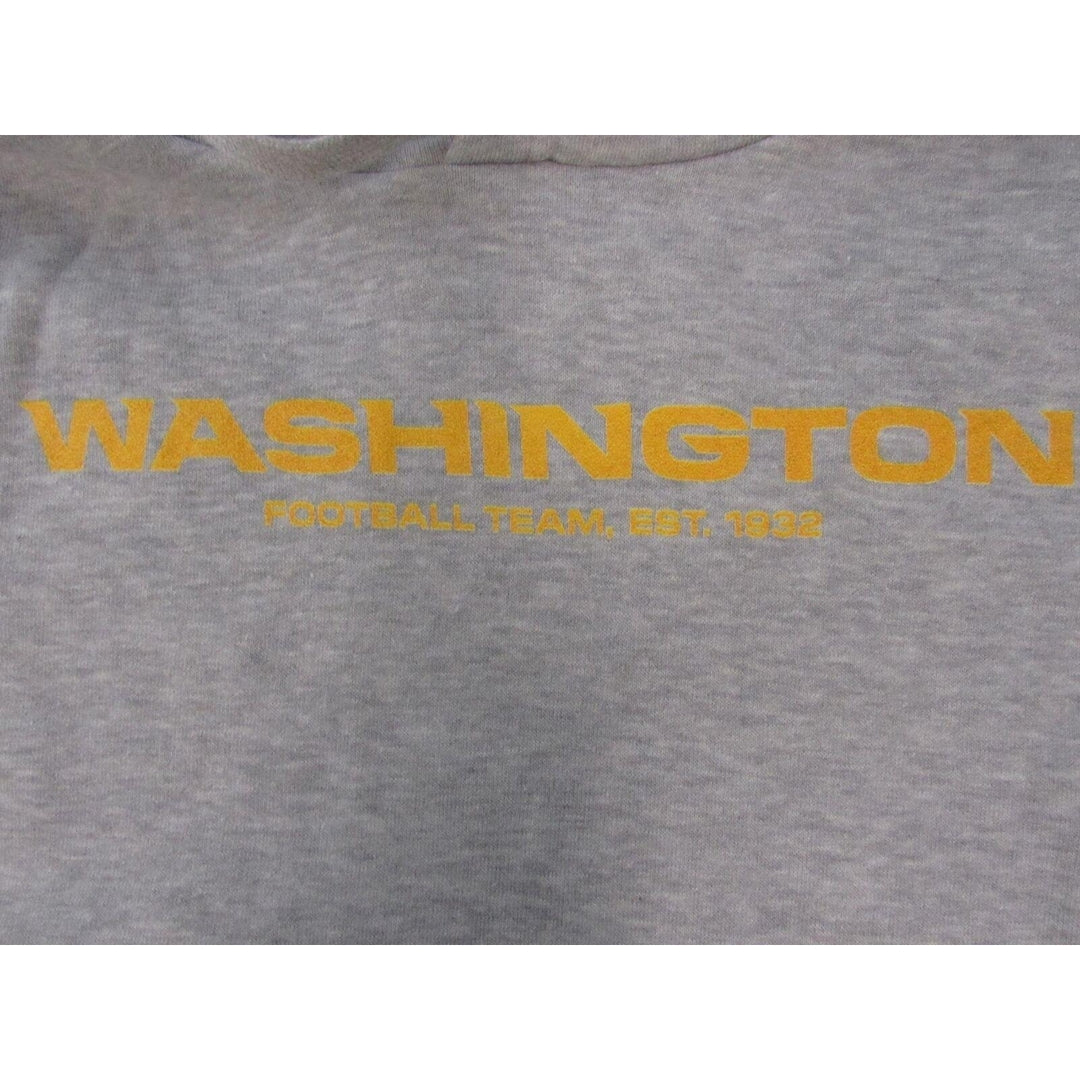 Washington Commanders Football EST 1932 Mens Size 2XL 2XLarge Gray Hoodie Image 3