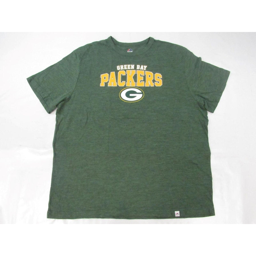 Green Bay Packers Mens Size 2XL Green Majestic Shirt Image 1