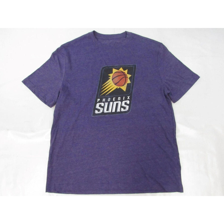 Phoenix Suns Mens Size L Large Purple Shirt w/ Distressed Print Image 1