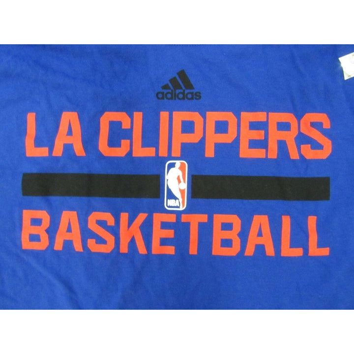 Los Angeles Clippers Basketball Mens Size XLBlue Adidas Long Sleeve Shirt Image 3