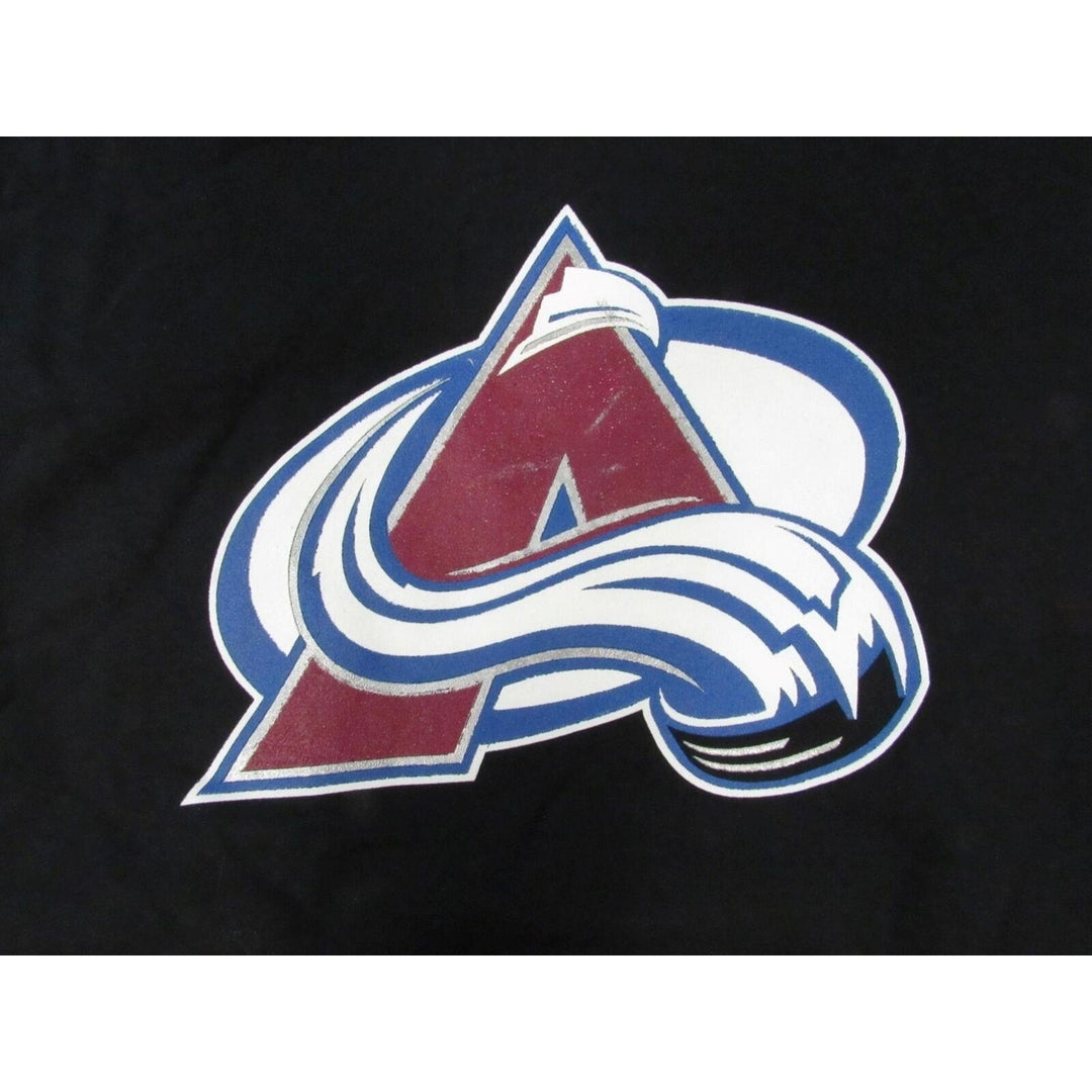 Colorado Avalanche Mens Size M Medium Black Hoodie Image 3