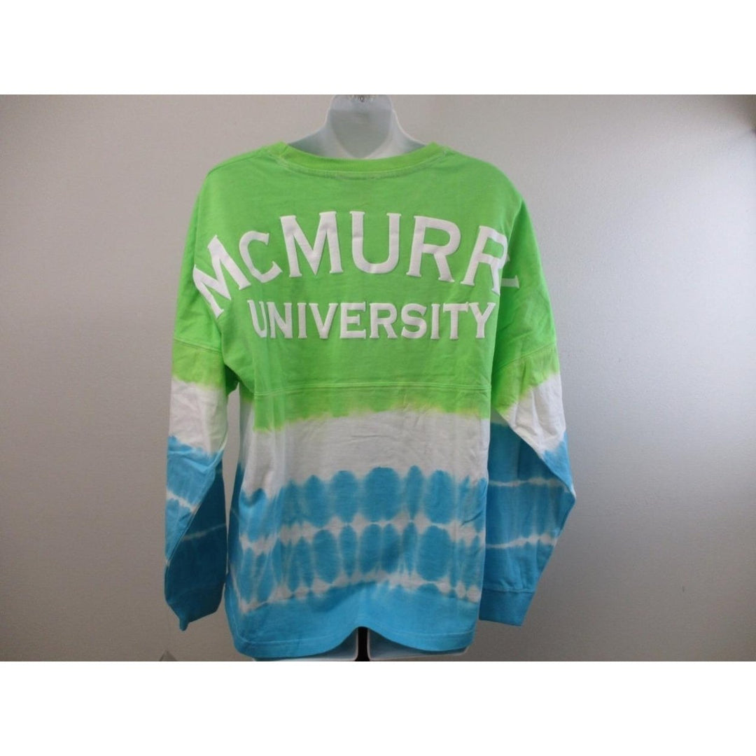 McMurry University War Hawks Womens Size XS X-Small Green Long Sleeve Shirt Image 4