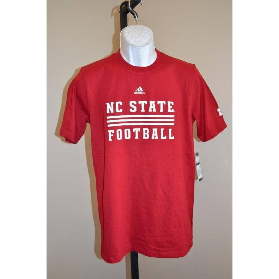 DIRTY-NORTH CAROLINA STATE WOLFPACK youth XLARGE XL (18) shirt ADIDAS 66SL Image 1