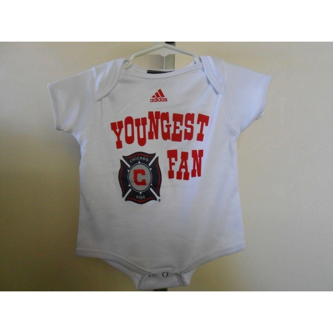 Chicago Fire INFANTS 3/6 Months White Creeper 45TU Image 1