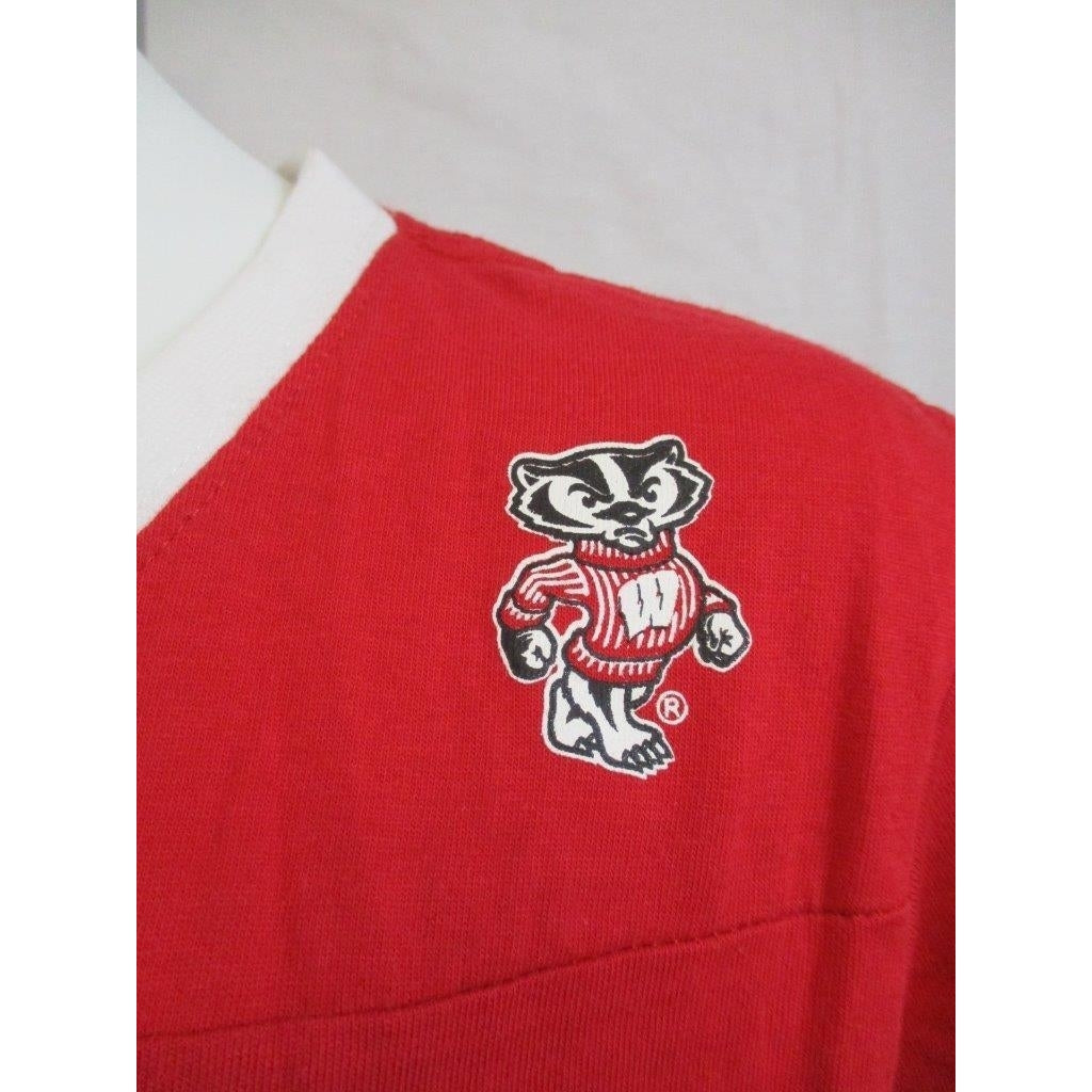 Wisconsin Badgers 1 Youth Girls XL XLarge 14/16 Red Shirt MSRP 22 Image 2