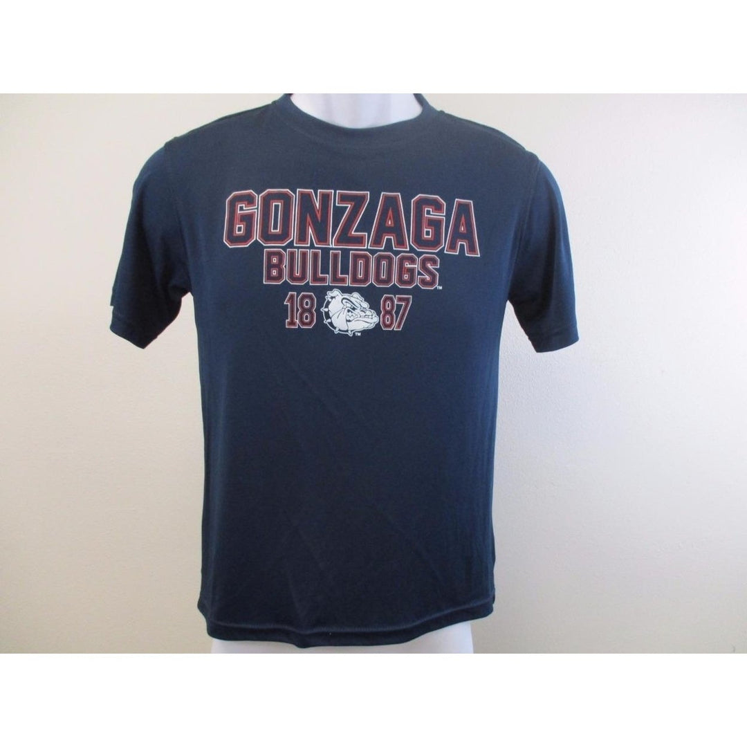 Gonzaga Bulldogs Youth Size L Large Navy Blue Athletic Shirt Image 2