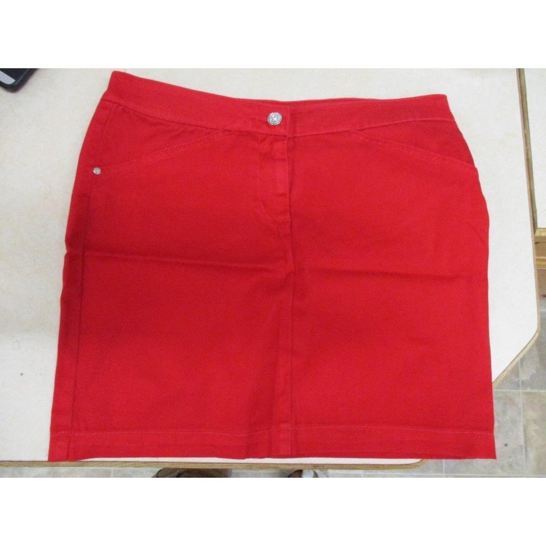 Lafayette Ragin Cajuns Womens Size 6 Meesh and Mia Red Skirt MSRP 52 Image 1