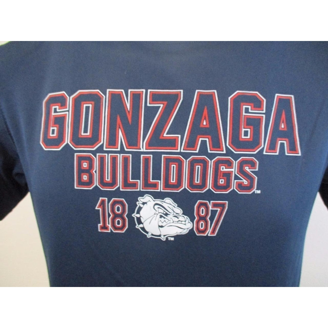 Gonzaga Bulldogs Youth Size L Large Navy Blue Athletic Shirt Image 3