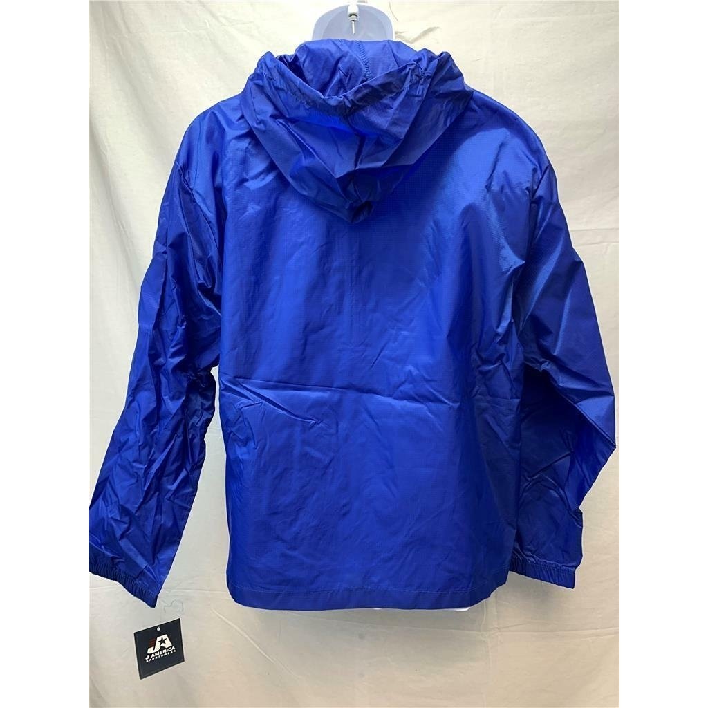 NC Outerbanks Maritime Tradition Mens Size L Blue J.America Windbreaker Image 4