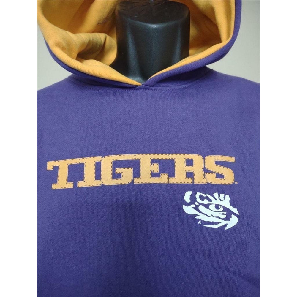 LSU Tigers Youth Size XL Purple J. America Hoodie MSRP 35 Image 2