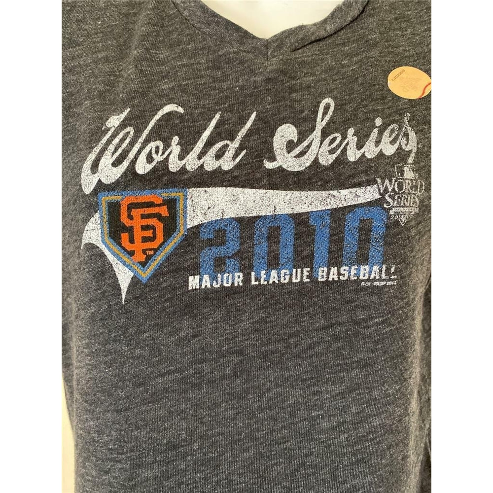 San Francisco Giants Womens Size M Medium Black Touch by Alyssa Milano Shirt Image 2