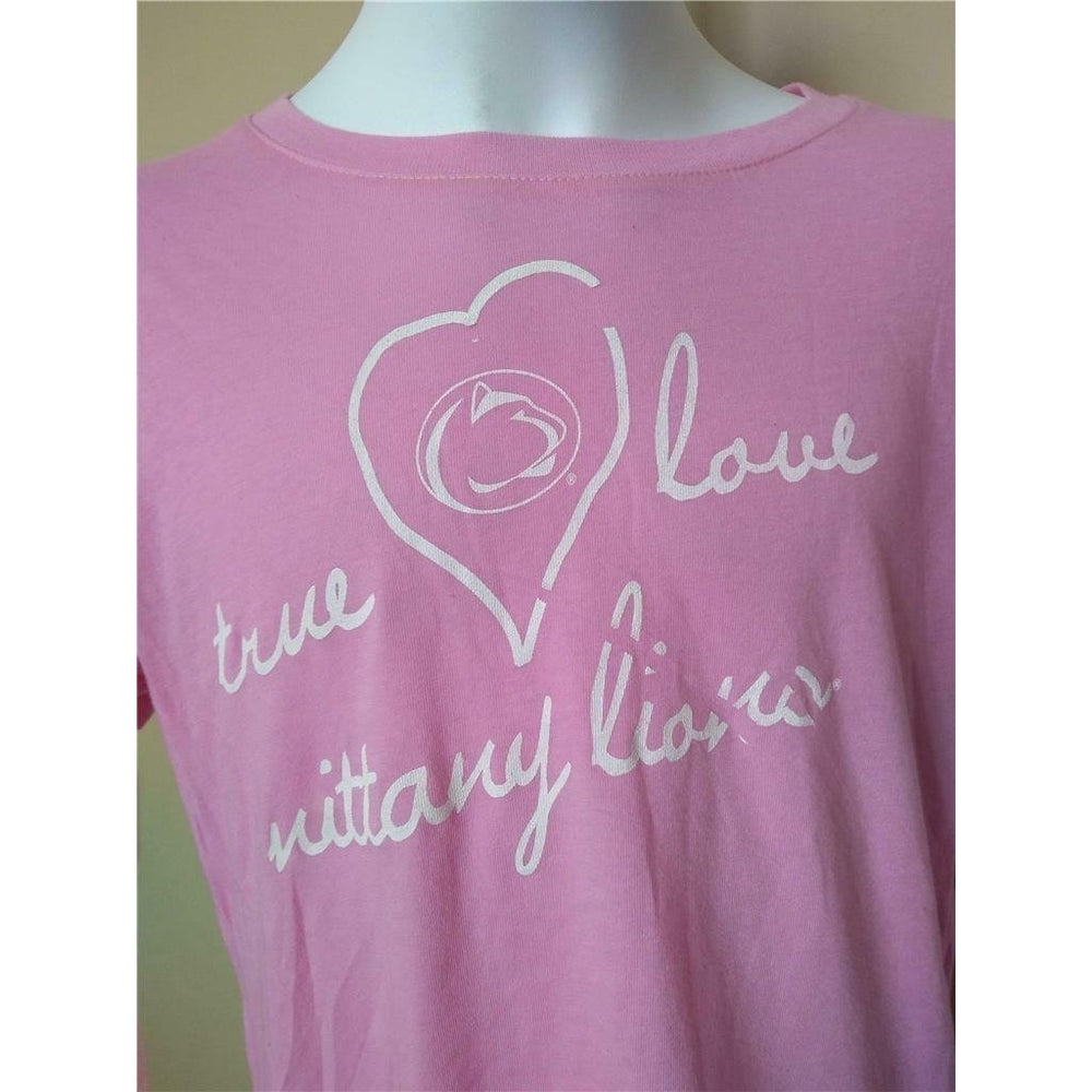 Minor Flaw Penn State Nittany Lions Youth Girls Size XL 16 Pink Shirt Image 2