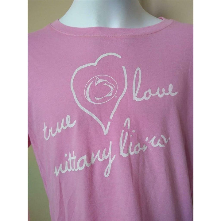 Minor Flaw Penn State Nittany Lions Youth Girls Size XL 16 Pink Shirt Image 2