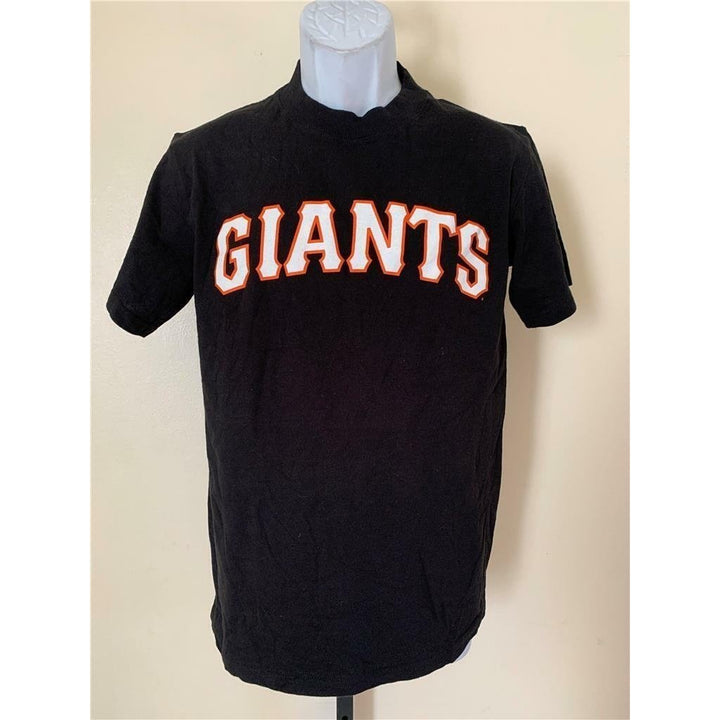 San Francisco Giants Mens Size S Small Black Majestic Shirt Image 1