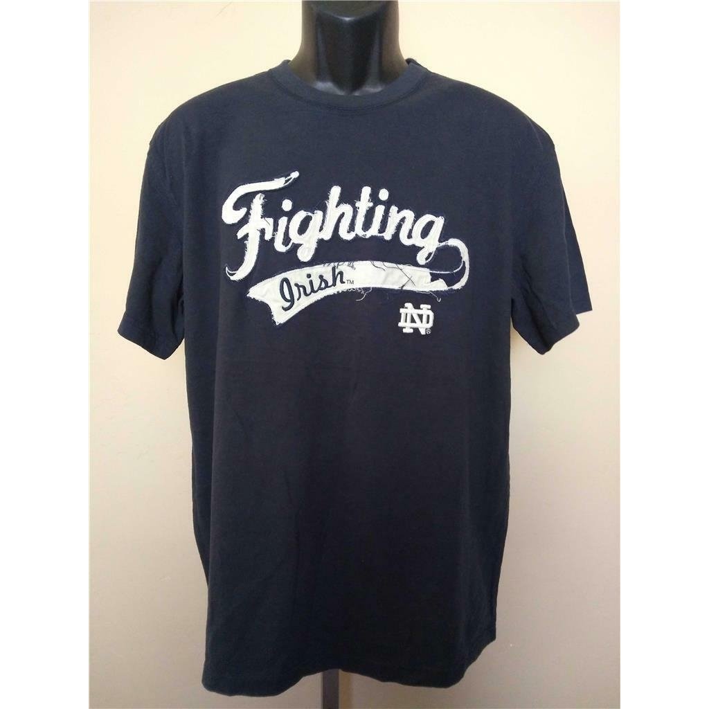 Minor Flaw Notre Dame Fighting Irish Mens Size S Blue Shirt Image 1