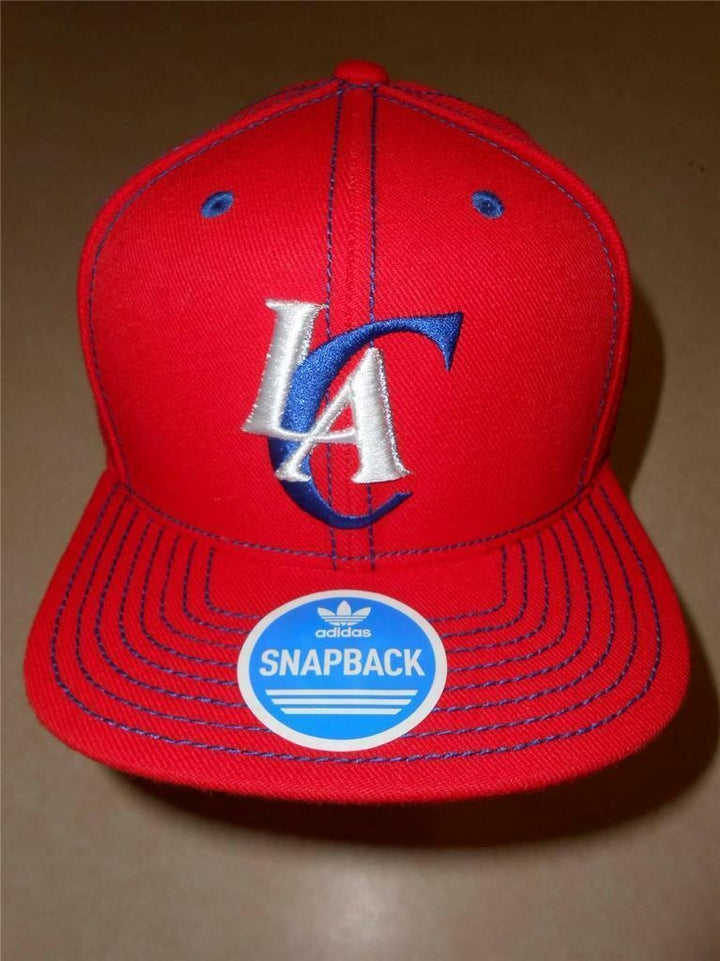 Los Angeles Clippers Mens Adult OSFA Adidas Flat Brim Snapback Cap Hat Image 2