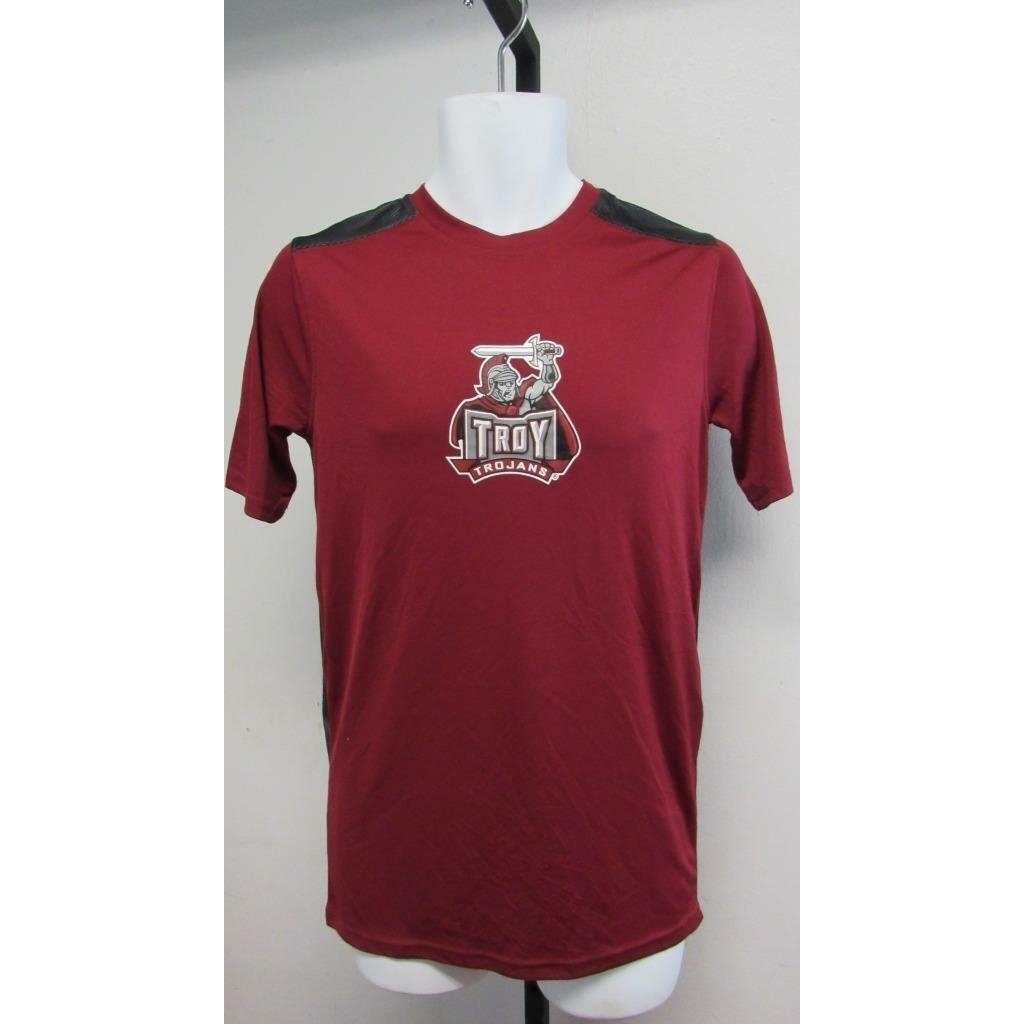 Troy Trojans Womens Size S Small Red Russell Athletic Shirt Image 1